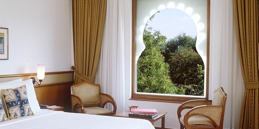 Trident Udaipur Otel Dış mekan fotoğraf A room at the Taj Mahal Palace